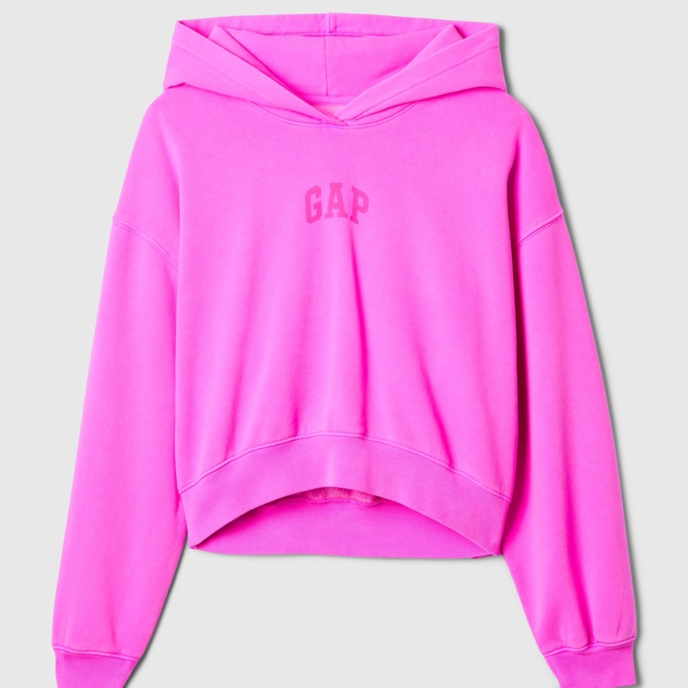 GAP arch logo cropped hoodie